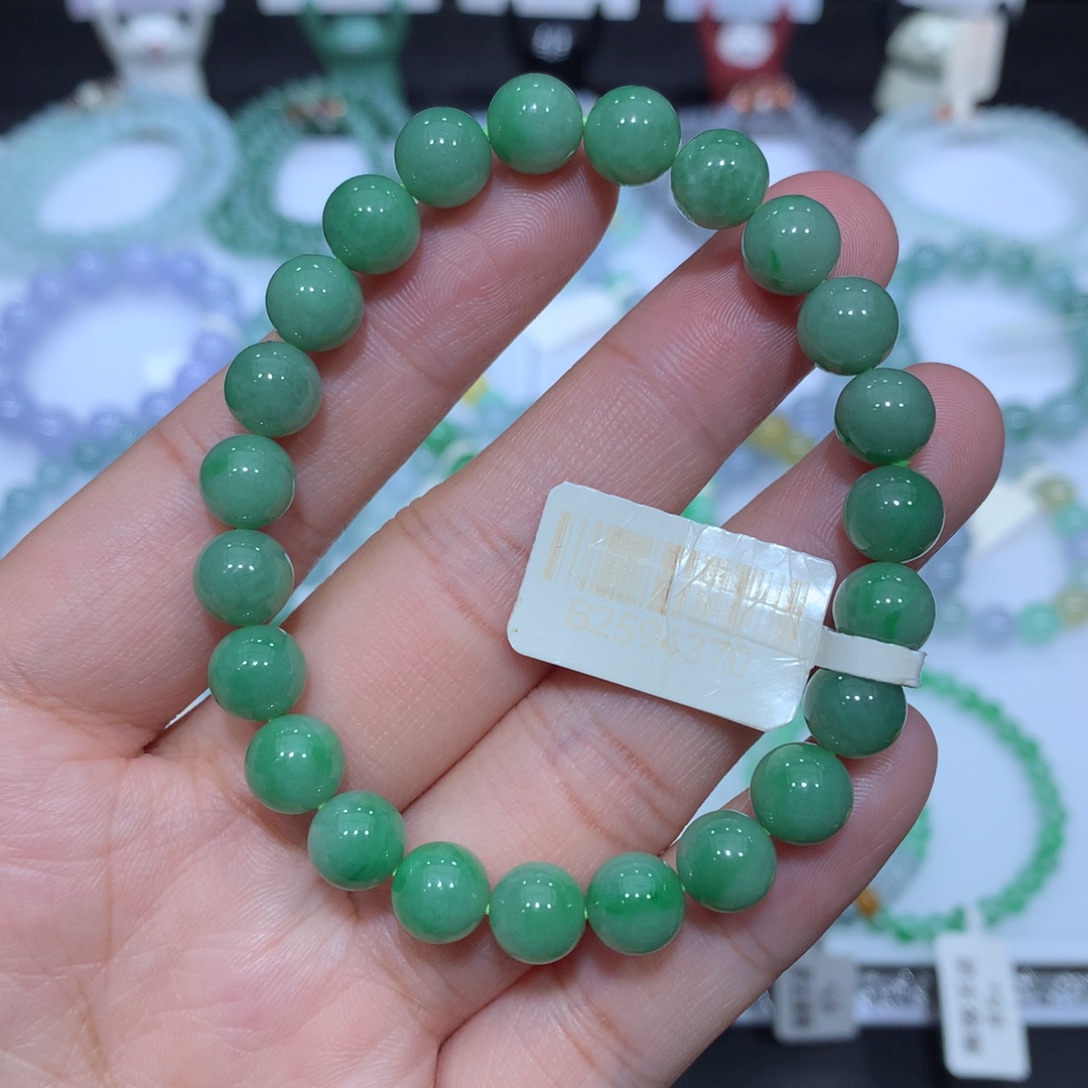 翡翠未镶嵌手串天然