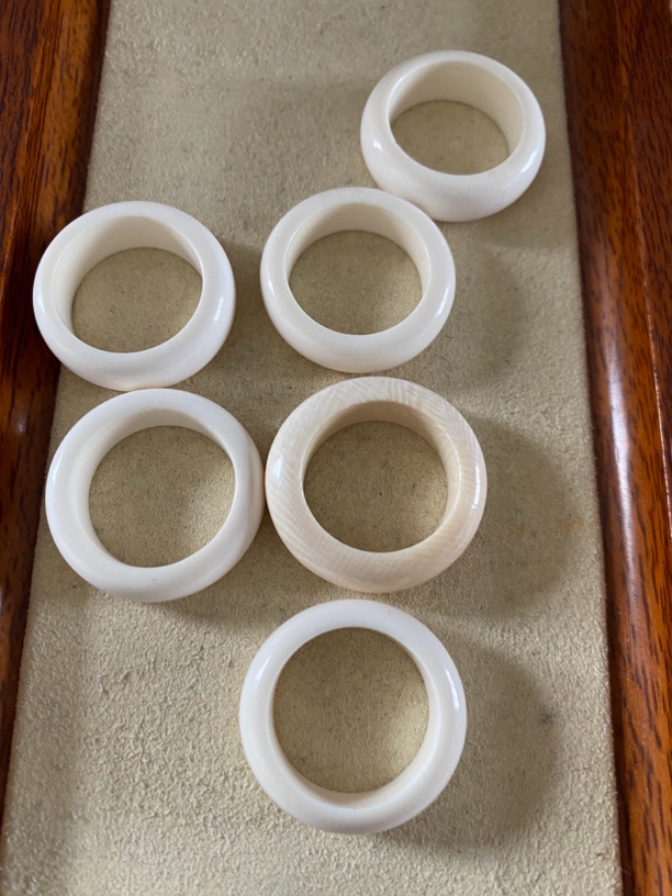 猛犸象牙指环18内径配饰