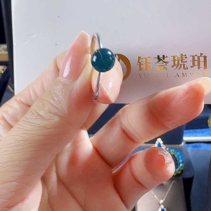 银S925镶嵌颈饰琥珀墨西哥