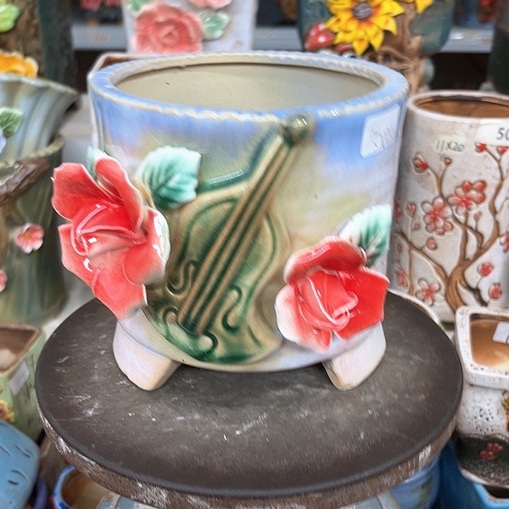 紫砂花盆粗陶材质多肉花盆