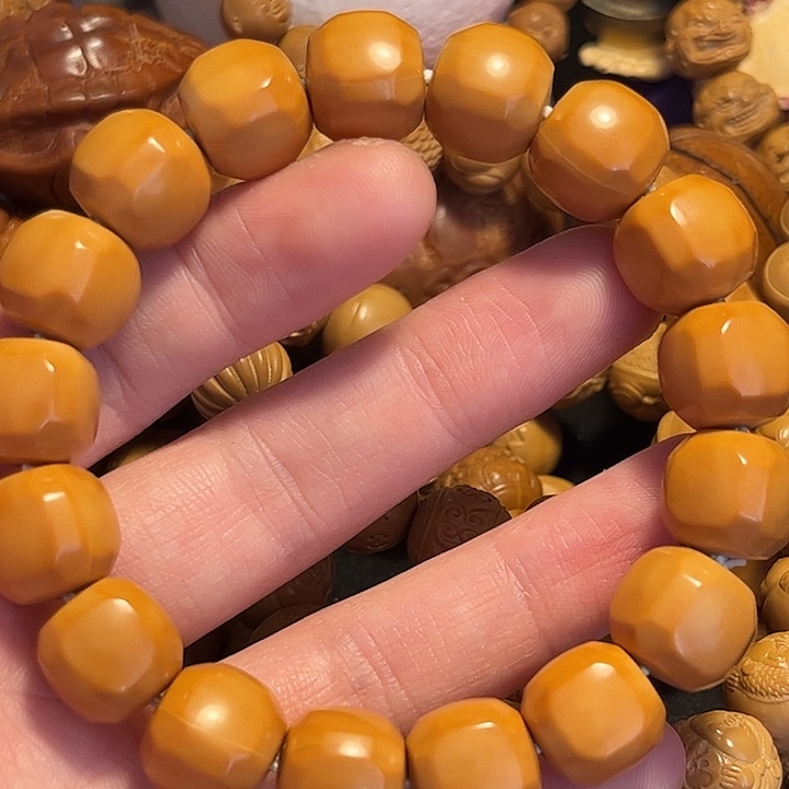 橄榄核手串/手链猴头六方