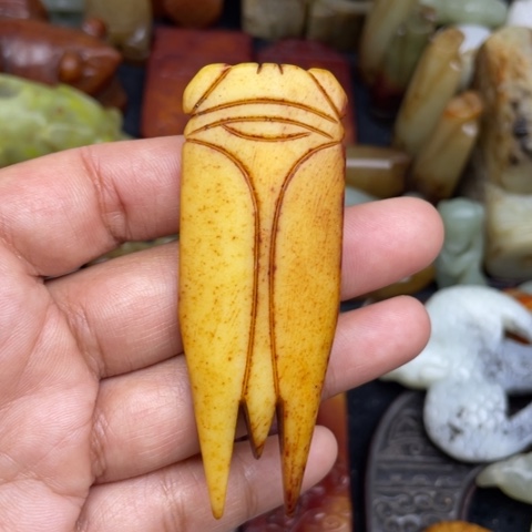 和田玉未镶嵌颈饰27