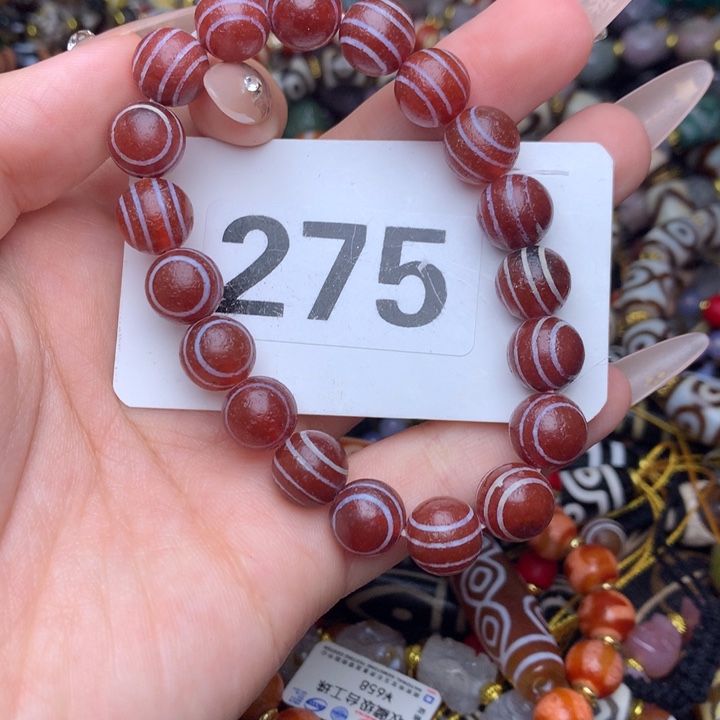 玛瑙/玉髓未镶嵌发一条