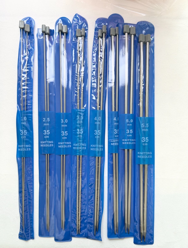 单头直针不锈钢毛衣针棒针织毛衣长针