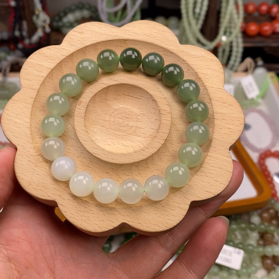 和田玉手链未镶嵌欣*冉