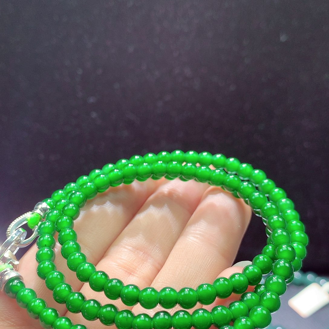 翡翠手链未镶嵌项链