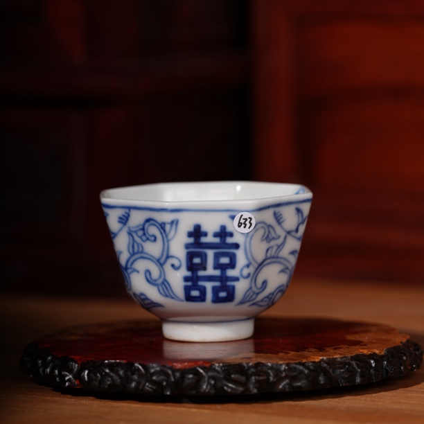 633清晚期粉彩杯明清老瓷器古董古玩仿古家具