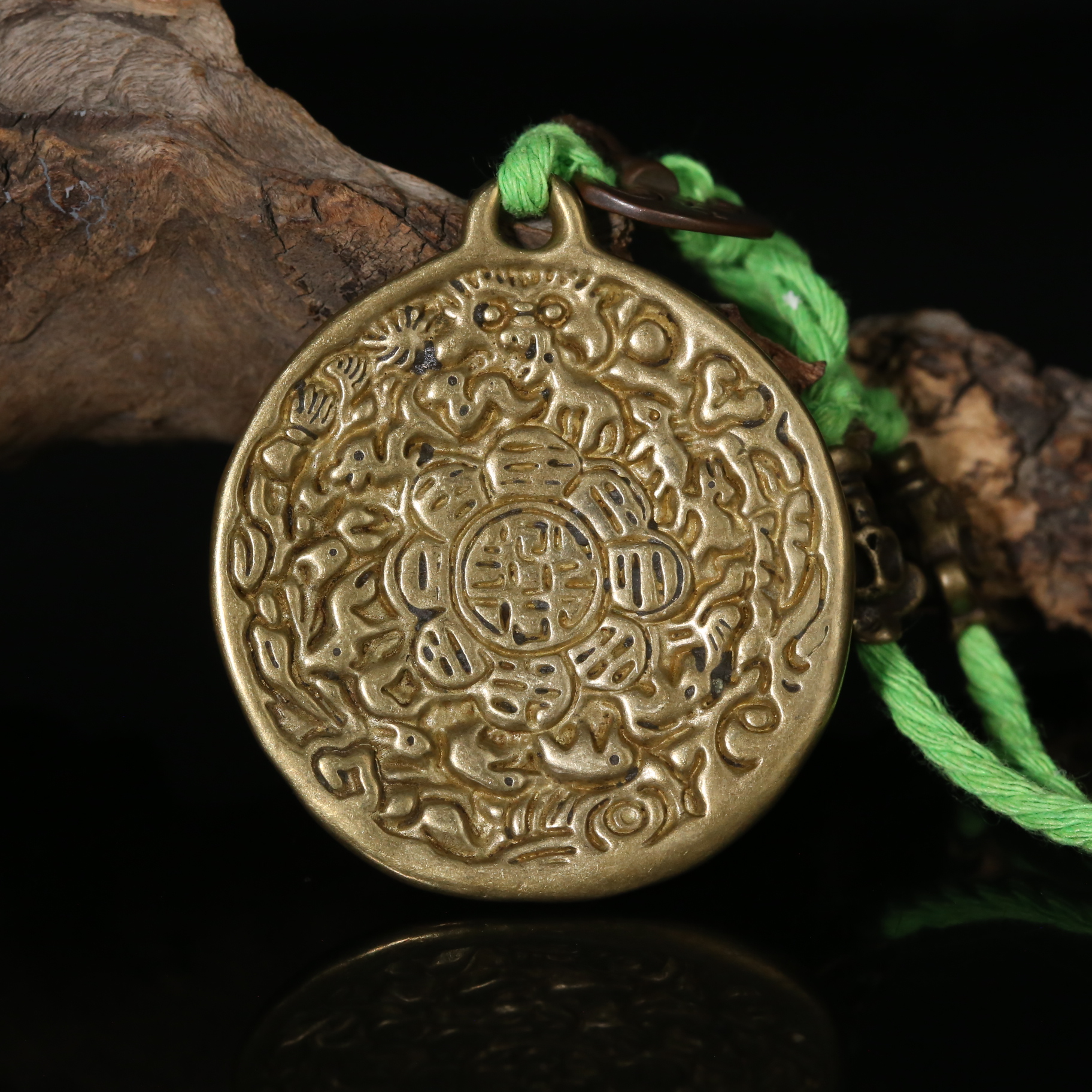 清代九宫八卦牌【文物宝库】AABS2507291010