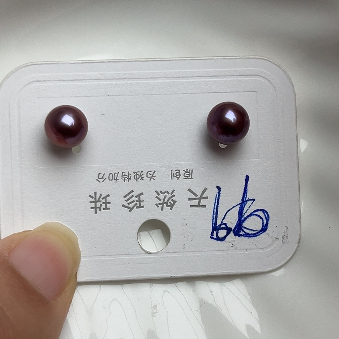 未镶嵌淡水珍珠耳饰