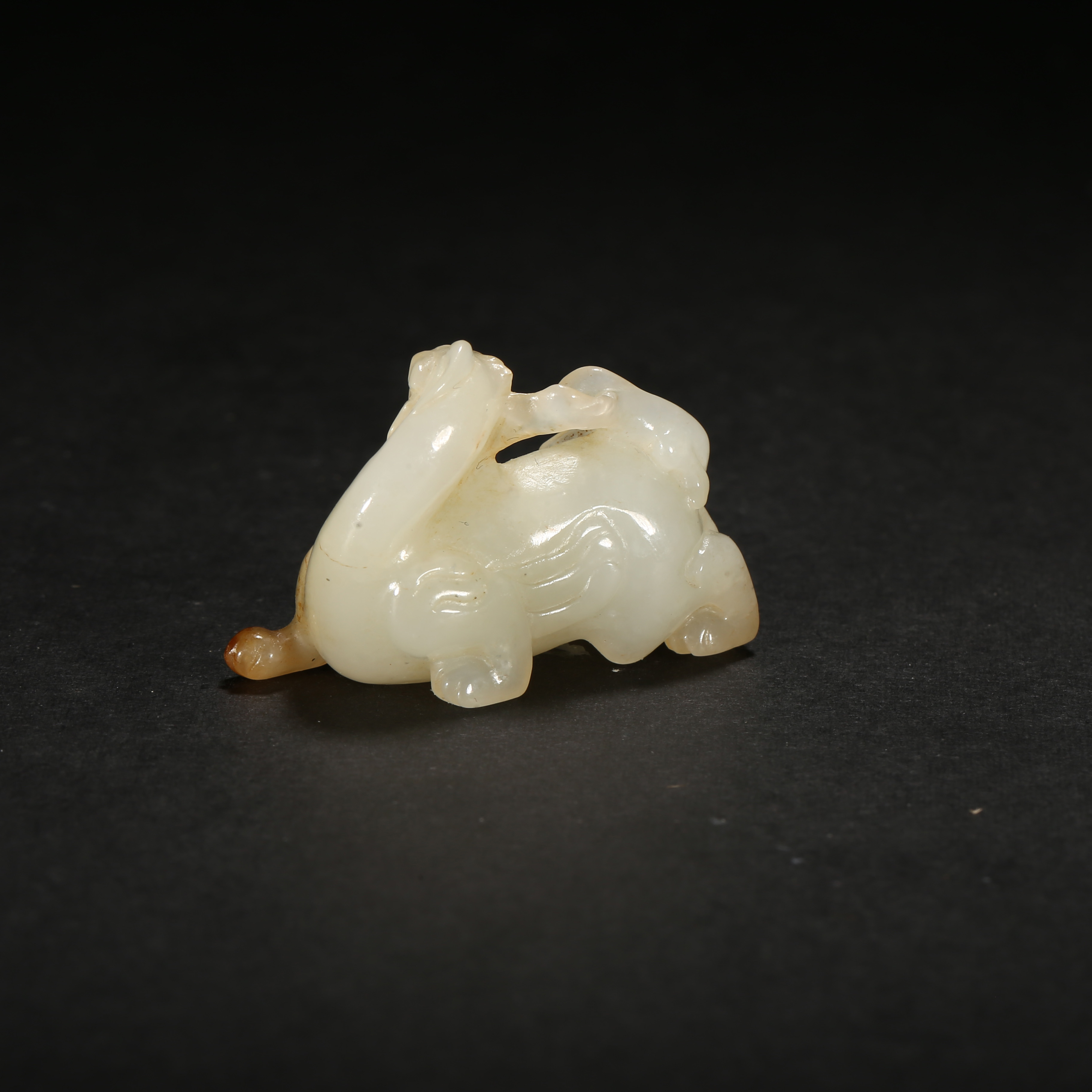 WBGS251006026民国*白玉羽人驭兽/WBGS251006026和田玉【北京文博】