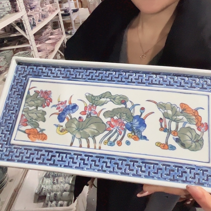 陶其他景德镇高温瓷茶盘