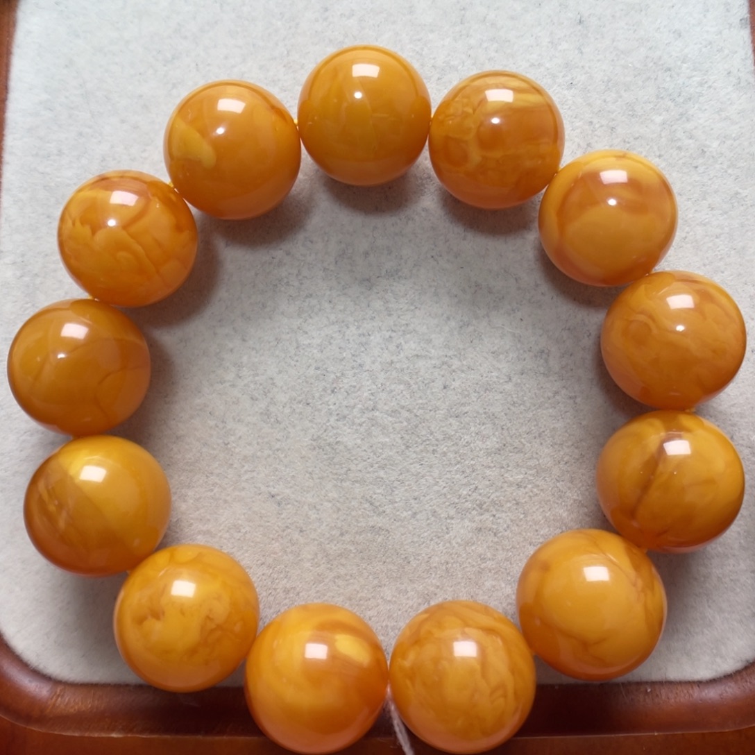 蜜蜡未镶嵌手串蜜蜡