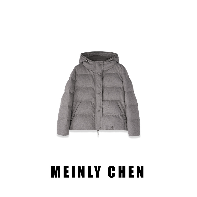 【MEINLY  CHEN】【冬日短】高端设计师款休闲保暖简约鹅绒服8250507