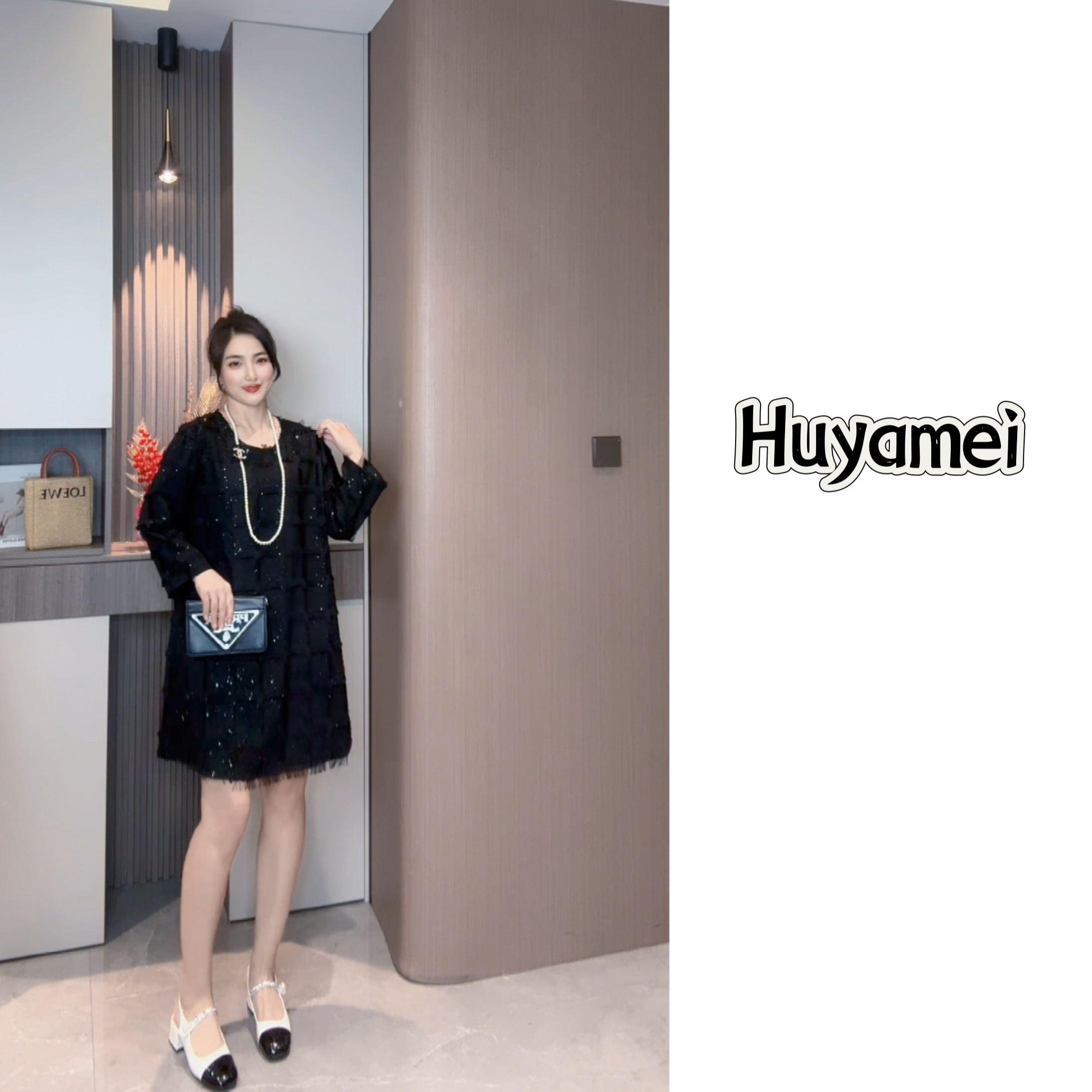 高档流苏连衣裙大码女装中长款时尚气质春季