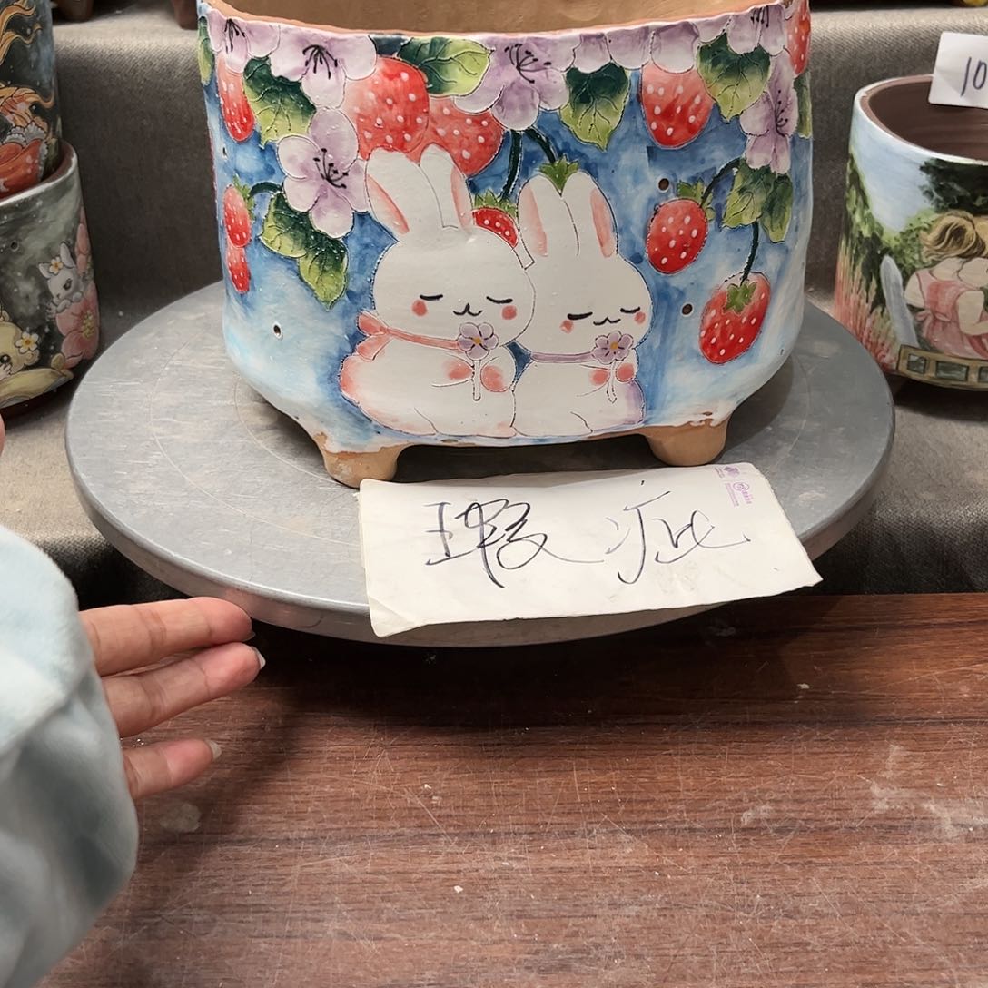 紫砂花盆隐*人瑕疵福利