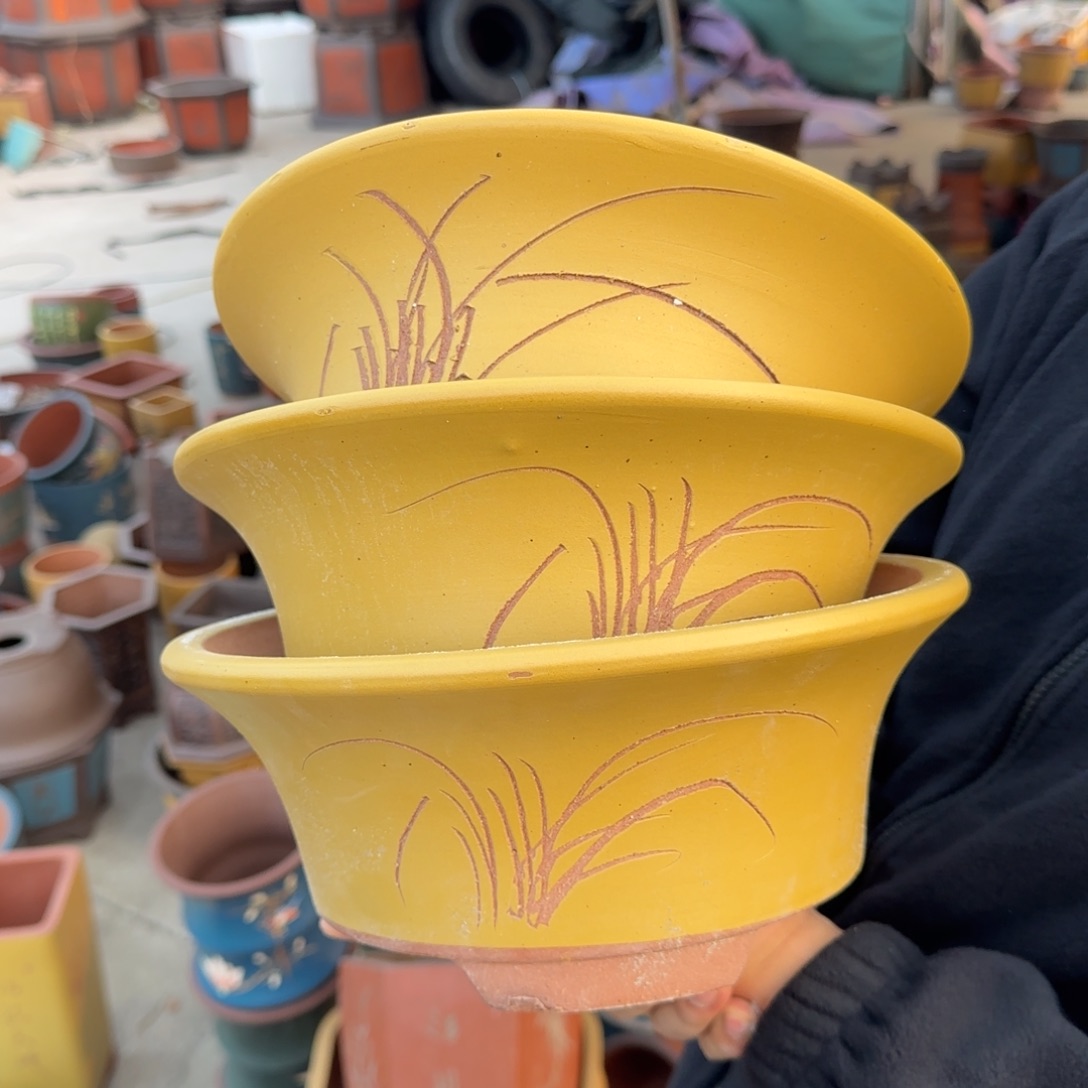 紫砂花盆瑕疵和瑕疵