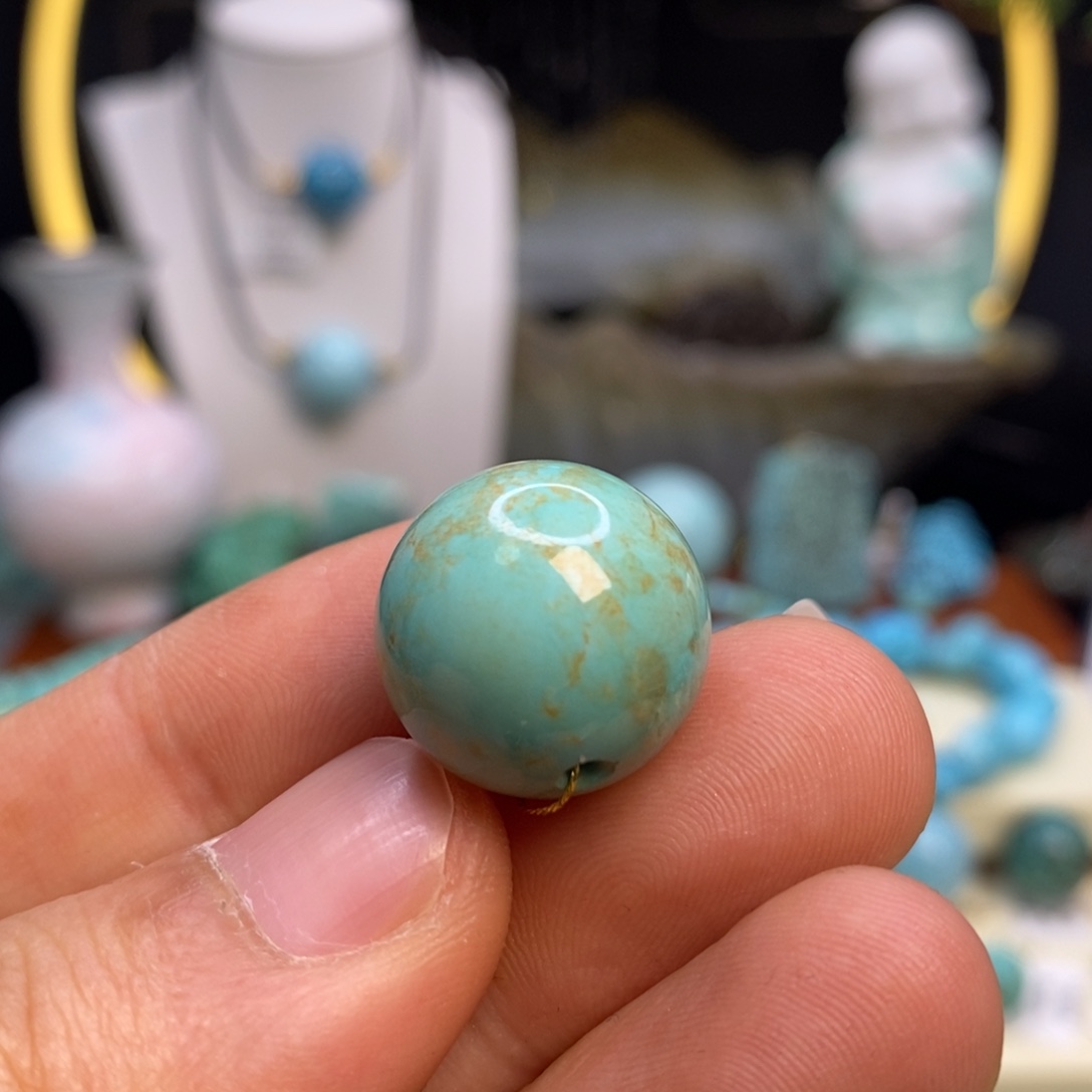 绿松石未镶嵌珠宝奇石17.7