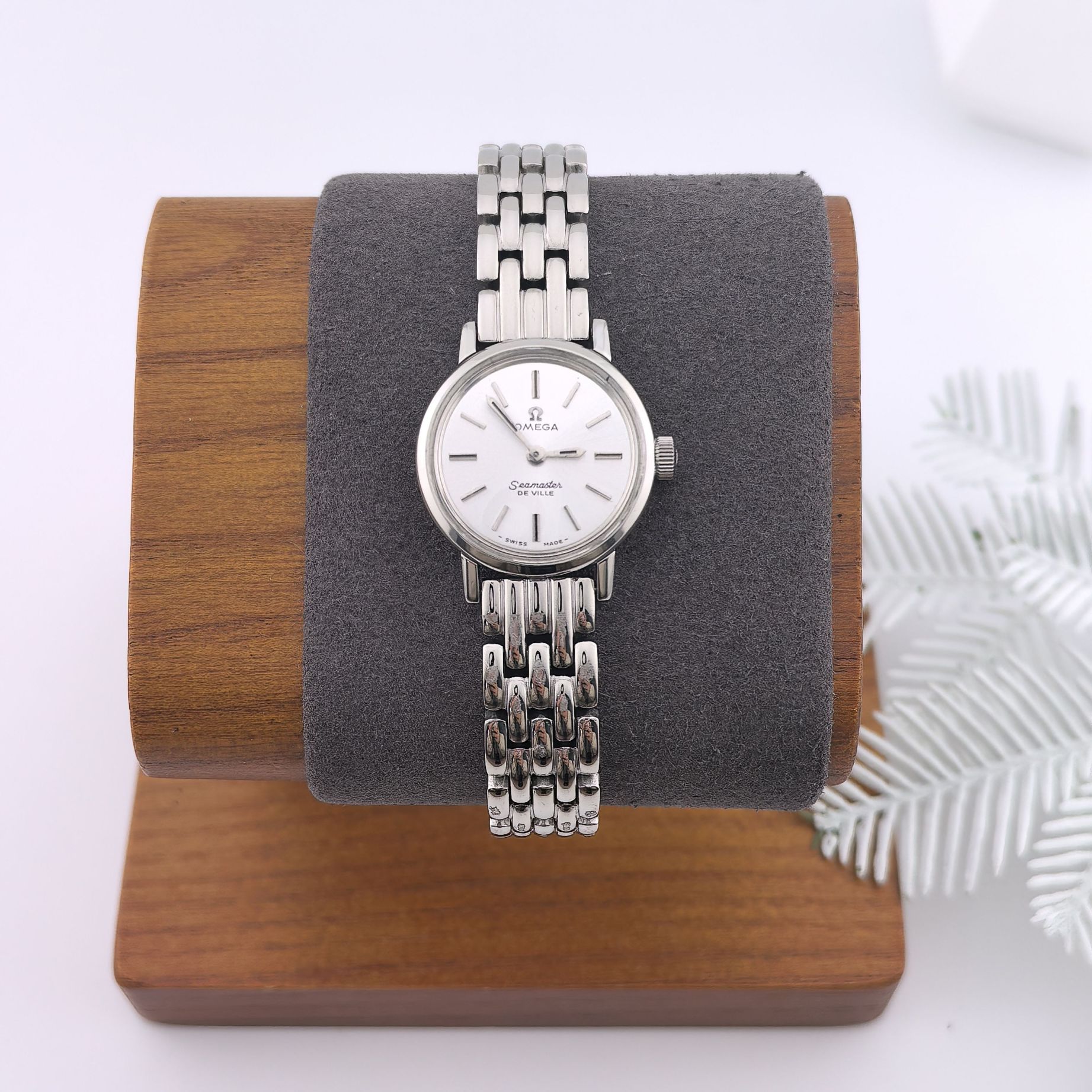95新 Omega/欧米茄 中古欧米茄女表/手动机械/表经20.5mm/01816
