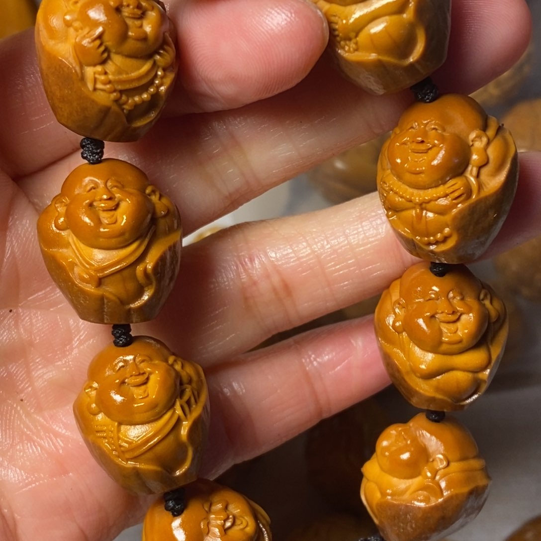 橄榄核手串/手链包衣弥勒