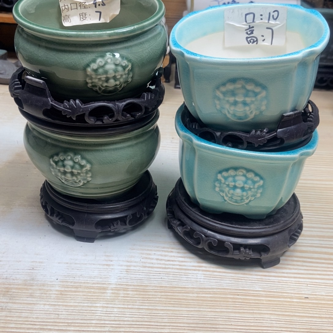 瓷片陶瓷花盆陶瓷艺术