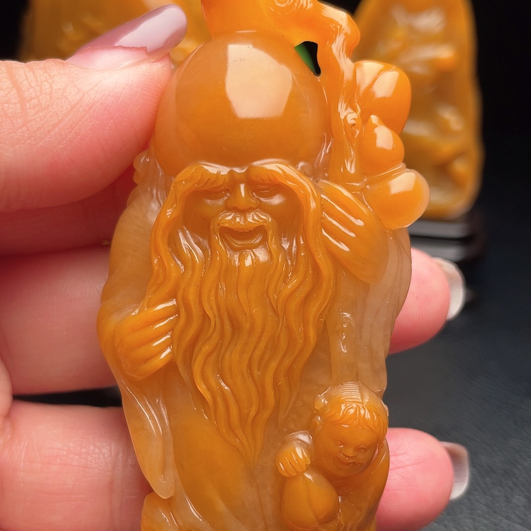 田黄石田黄石摆件把件