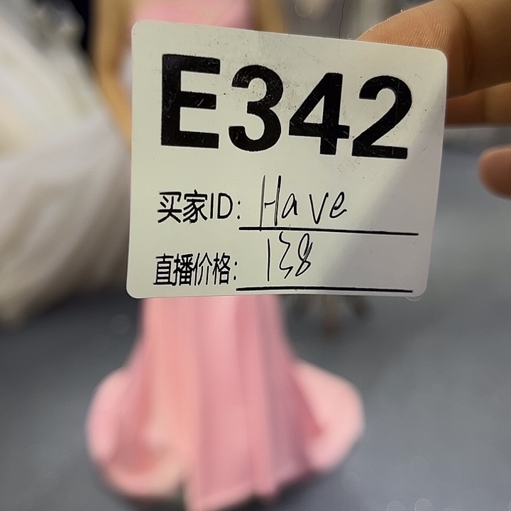 二手婚纱礼服编号342