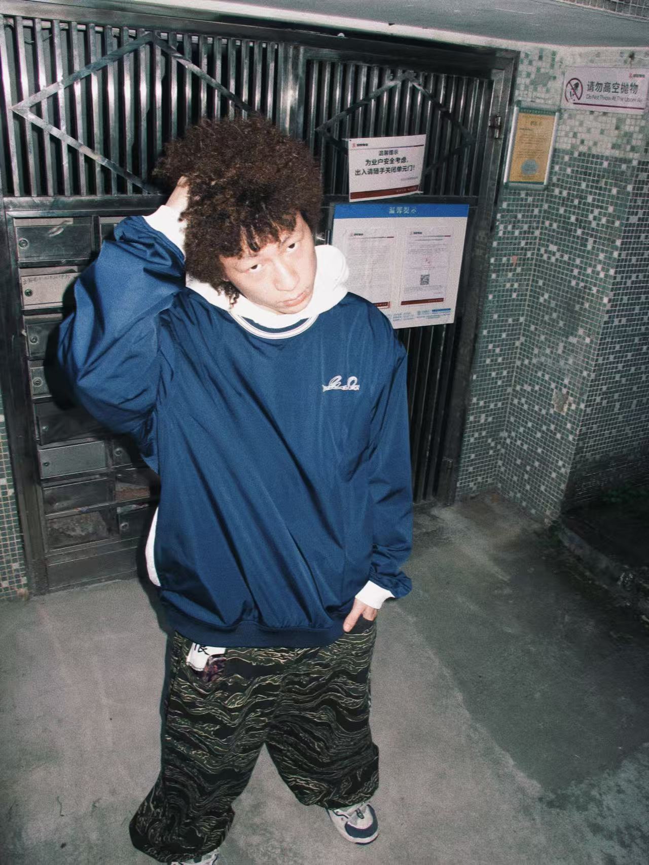 GameOne 25SS 签字标语 嘻哈美式复古滑板oldschool oversize卫衣