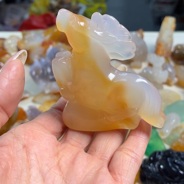 玛瑙/玉髓未镶嵌吊坠(不含链)