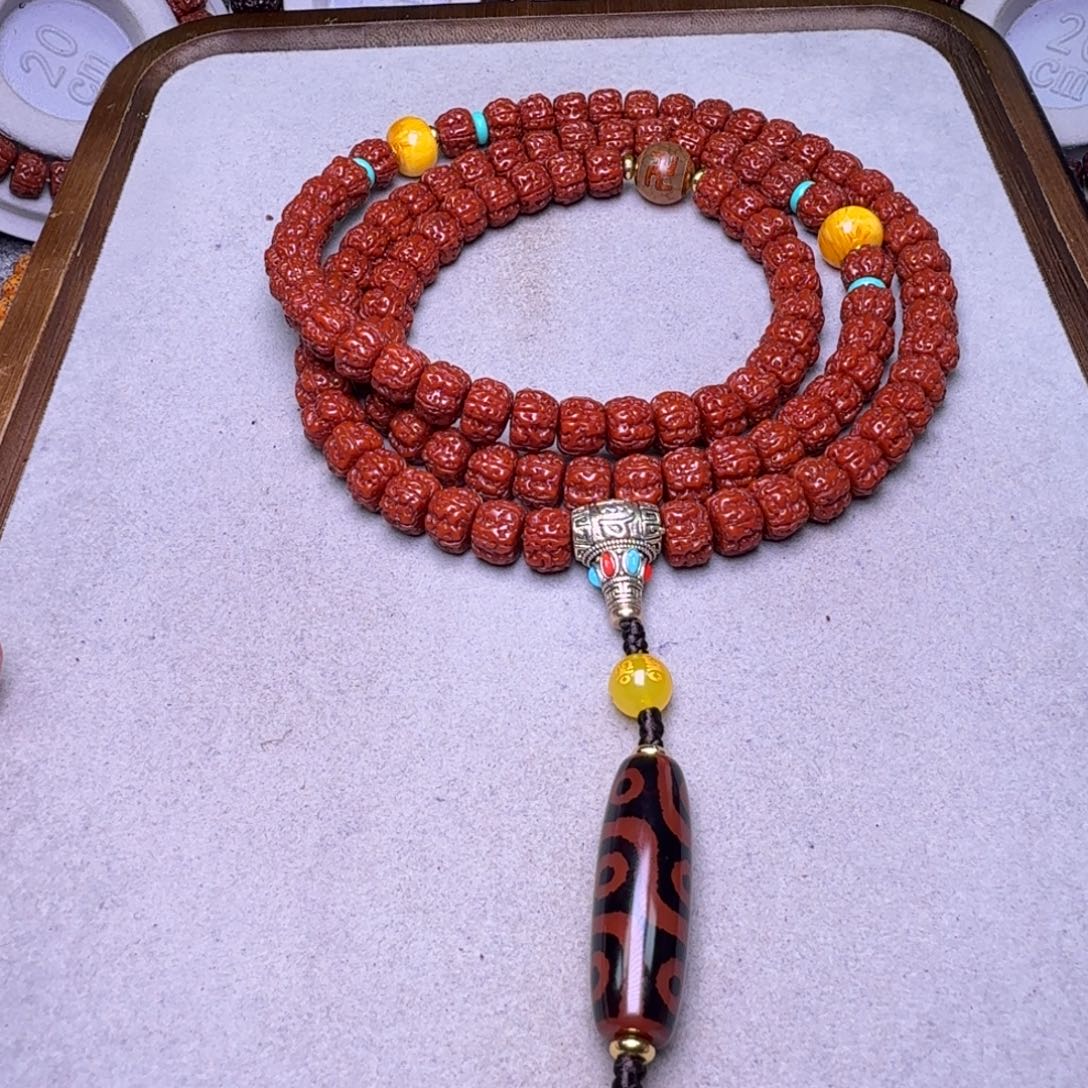 海****金刚菩提吊坠盘龙108尺寸11