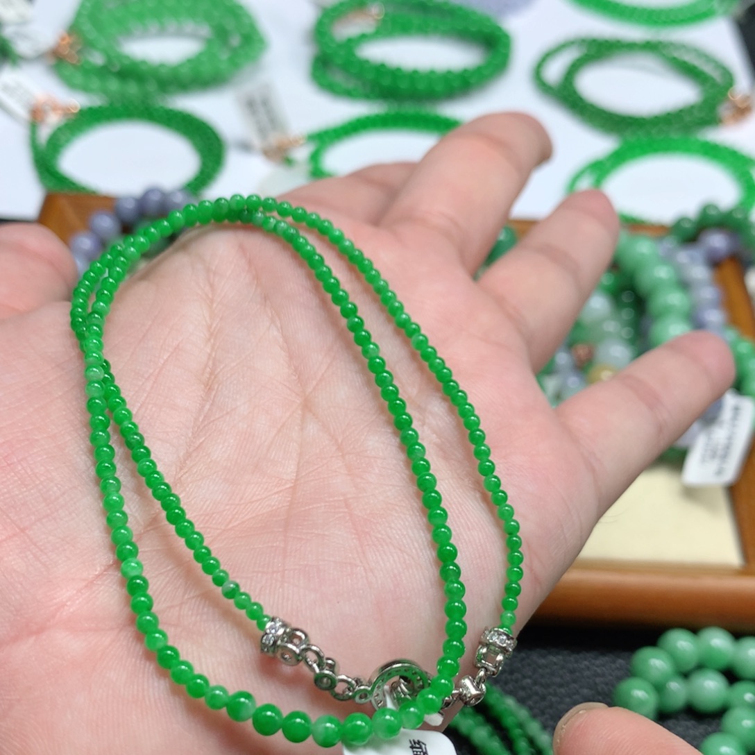 未镶嵌手链翡翠翡翠