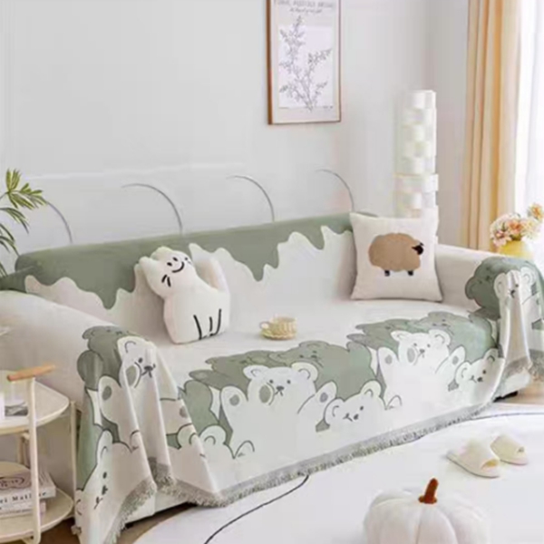 （亲亲熊）90*240新品高端沙发巾