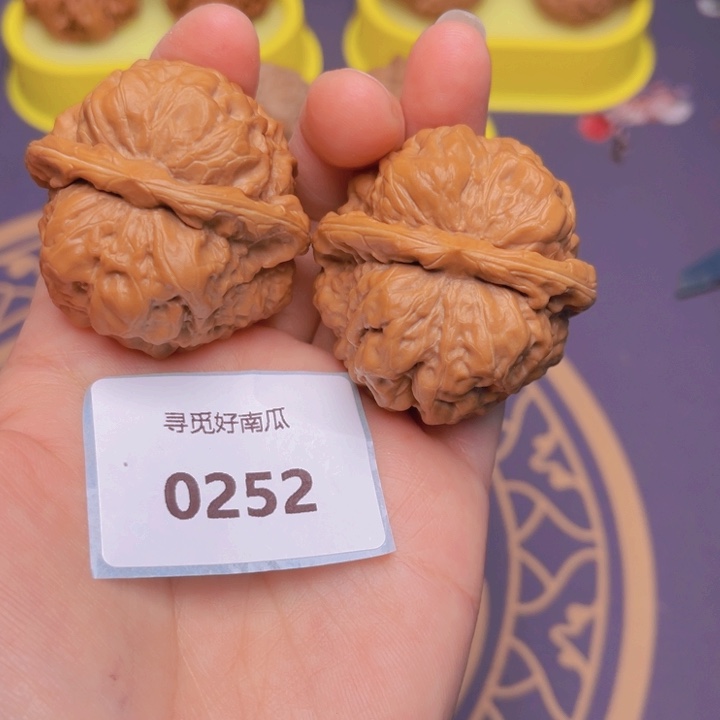 文玩核桃把件蛤蟆头44尺0252