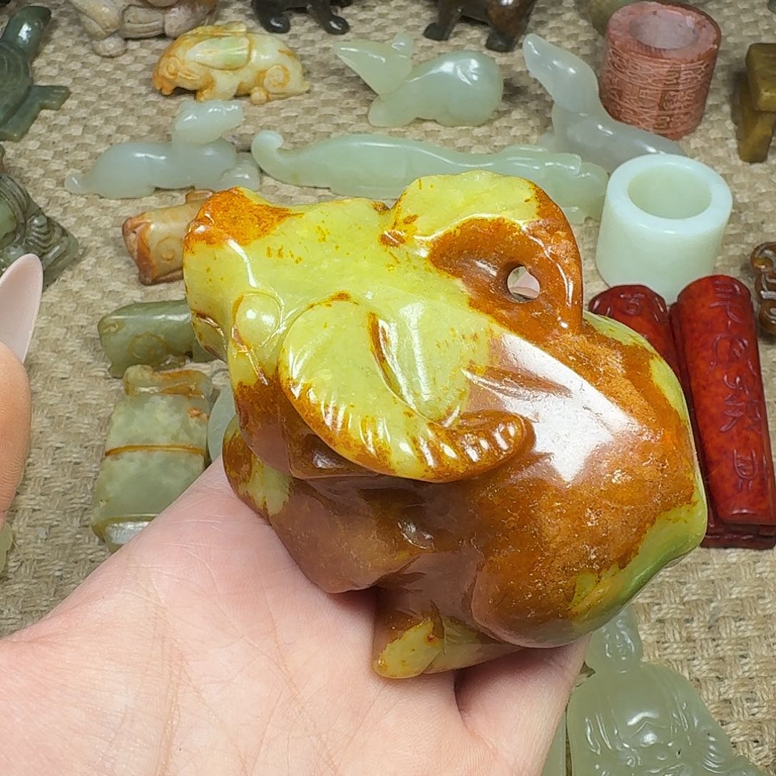 白玉菩提吊坠挂件