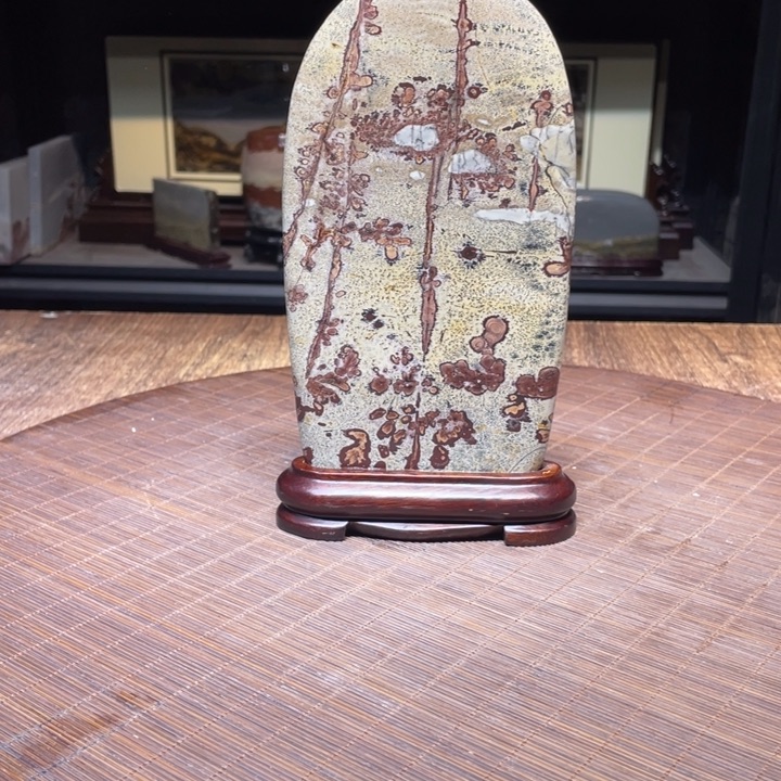 香榧木阿*。广西柳州国画石