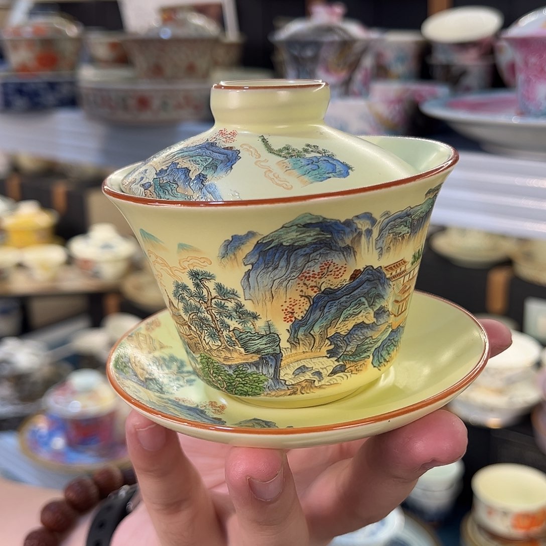 盖碗很漂亮我很喜欢