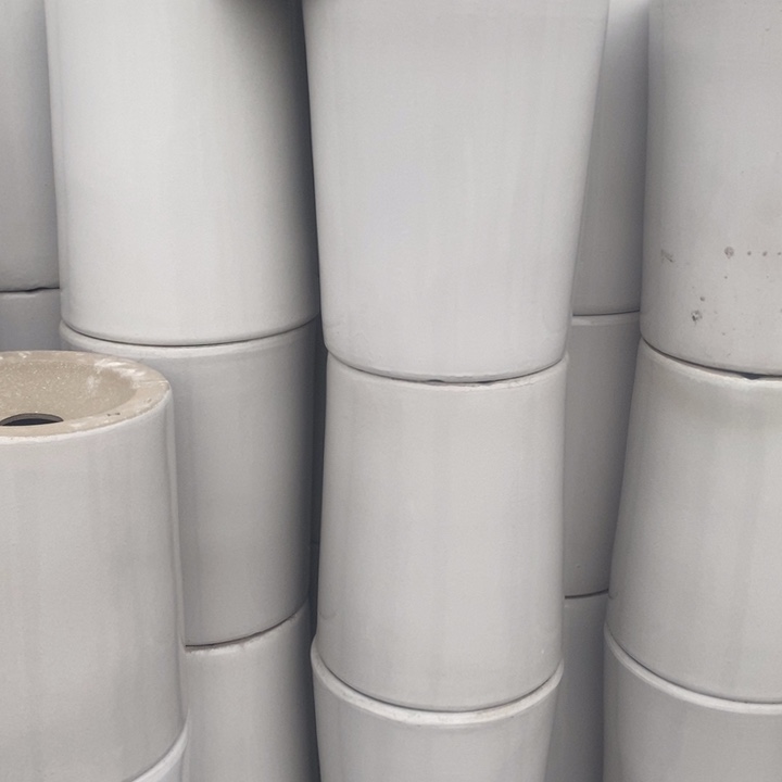 低腰白直桶中号口25/30