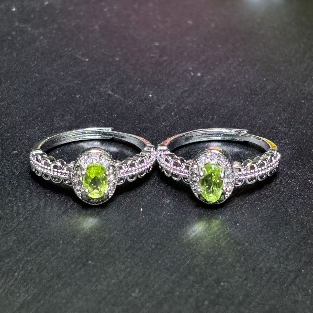 CT3833【任会长珠宝】橄榄石戒指-活口-多样性只发一件