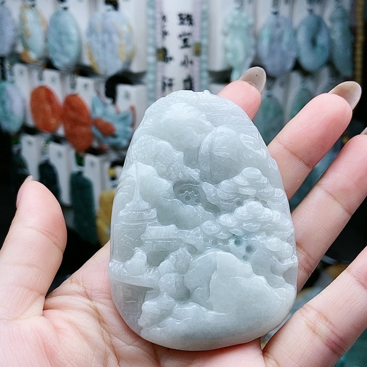 翡翠未镶嵌颈饰翡翠