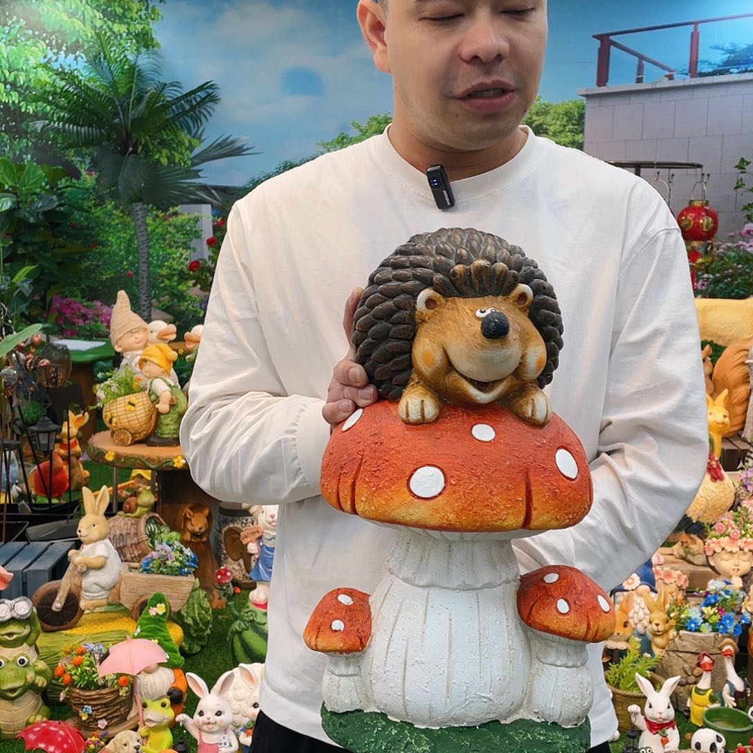 红陶花园庭院摆件