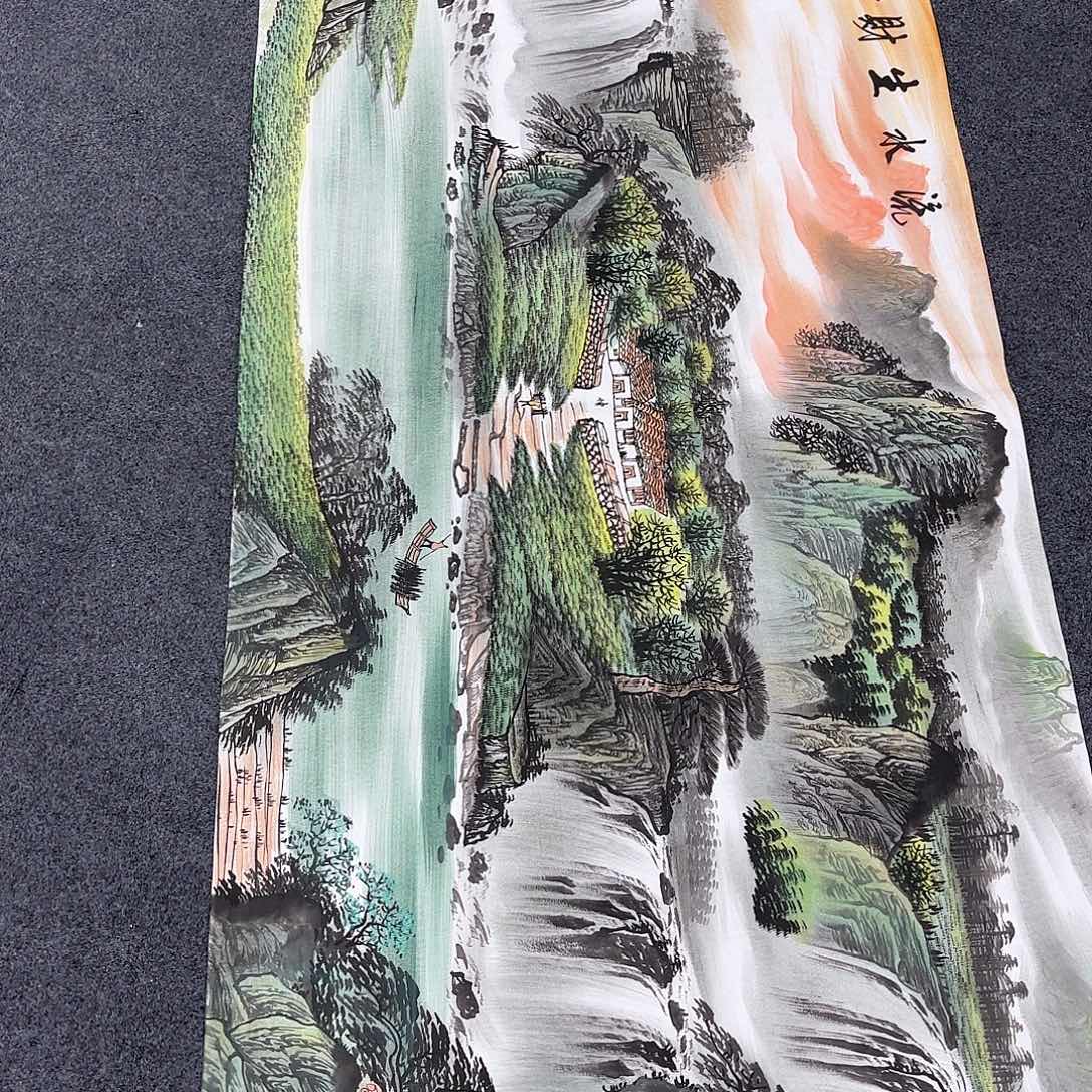客厅年画装饰客厅