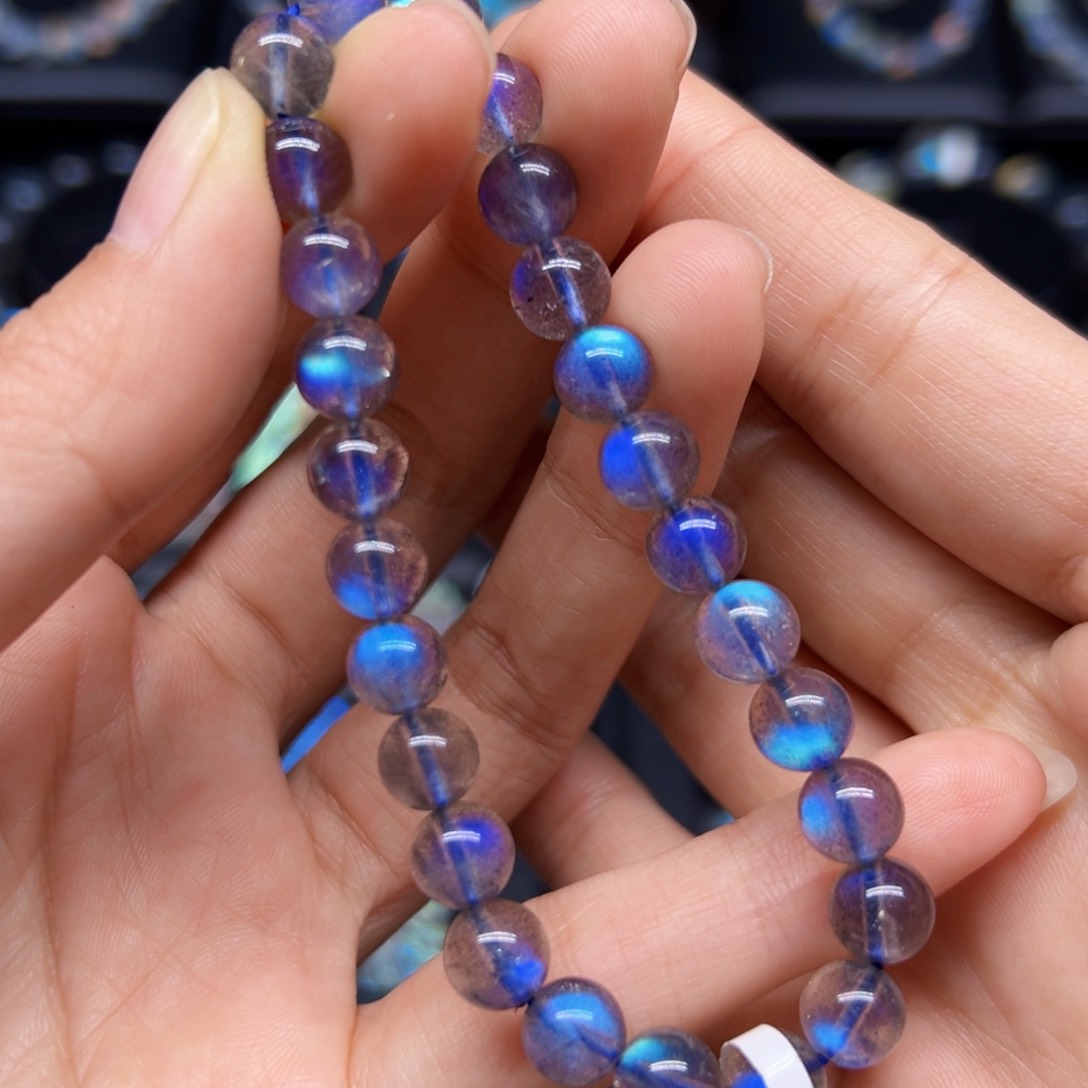 未镶嵌手链长石7.7左右