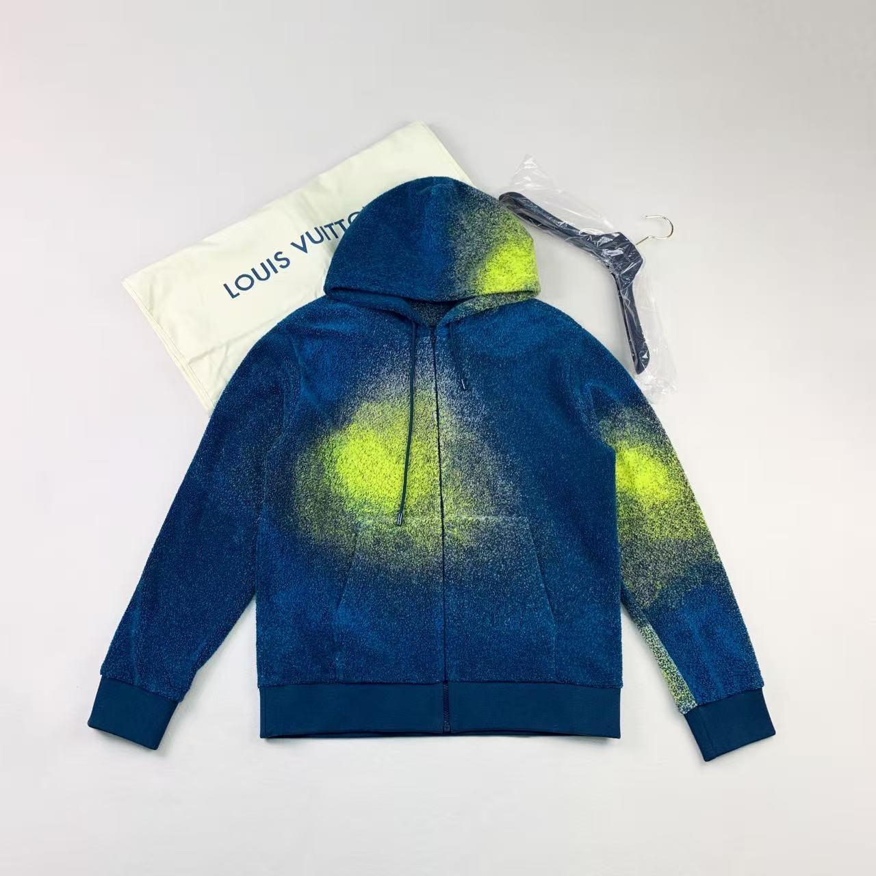 未使用 LouisVuitton/路易威登 渐变星空拉链外套 XL码 B3675