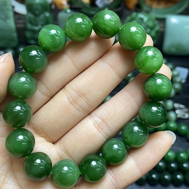 和田玉手串未镶嵌