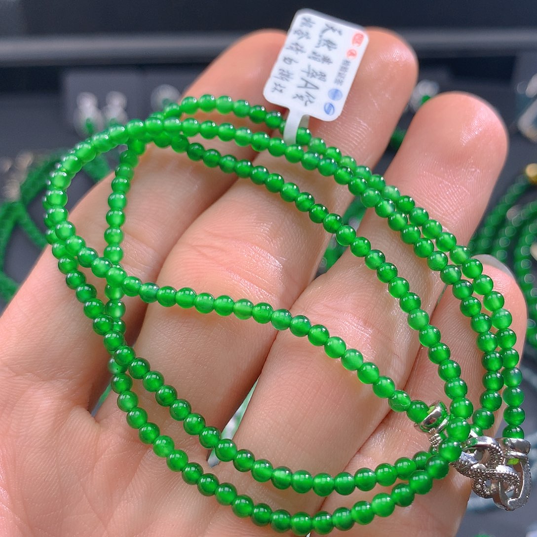 翡翠手链未镶嵌翡翠3.0