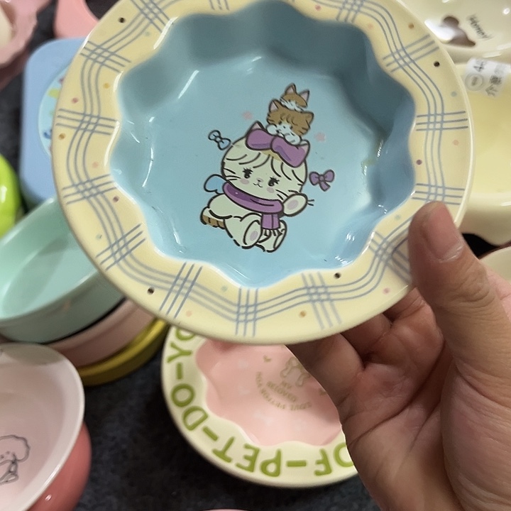 陶蓝色milkko陶瓷碗