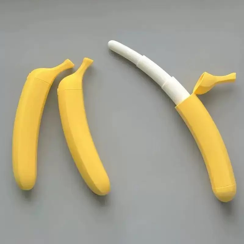 香蕉蝴蝶刀爆火热门解压玩具折叠变形3D重力打印送礼物香蕉伸缩剑