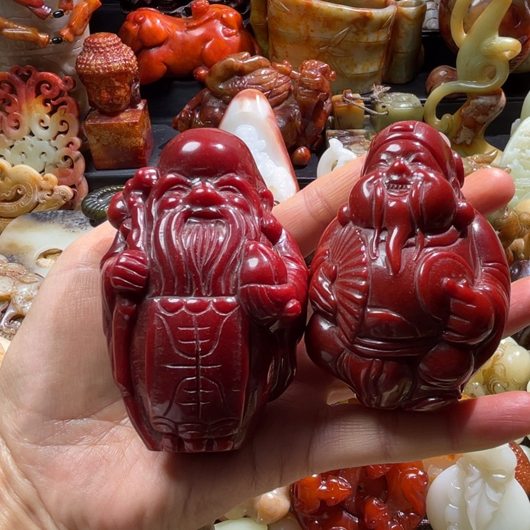 无***鸟和田玉未镶嵌挂件