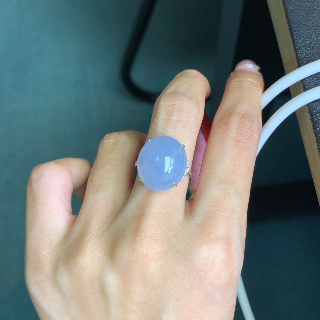 翡翠颈饰18K金镶嵌天然