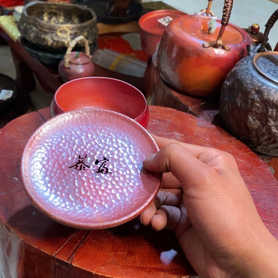 手工锻打工艺小壶承