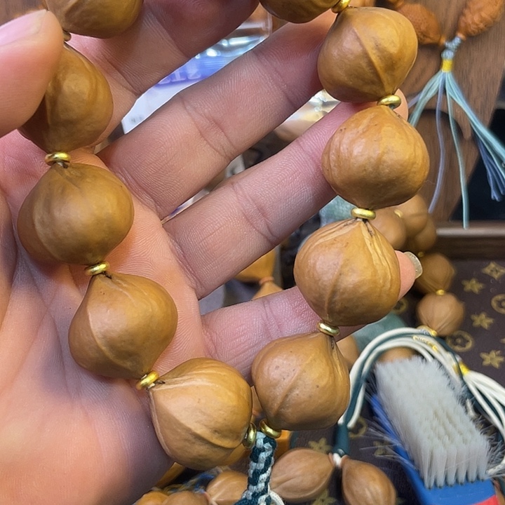 志***爷橄榄核手串梅林铁佛2.5